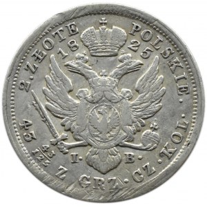 Alexander I., 2 Zloty 1825 I.B., Warschau