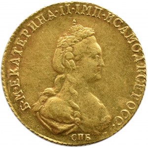 Rosja, Katarzyna II, 5 rubli 1781 СПБ, Petersburg