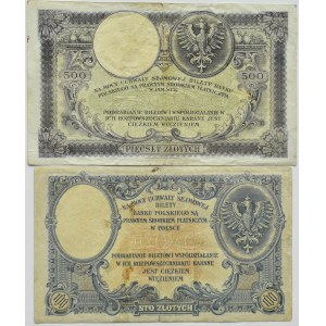 Polska, II RP, T. Kościuszko lot 100-500 złotych 1919, Londyn
