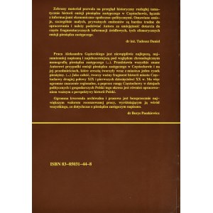 A. Gąsiorowski, Dejiny čenstochovskej výmeny peňazí 1861-1939, s katalógom, Čenstochová 1995