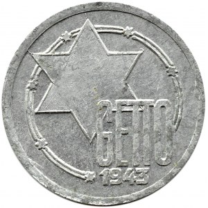 Ghetto Łódź, 10 Mark 1943, Aluminium, Ref. 3/2