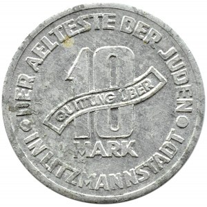 Ghetto Łódź, 10 Mark 1943, Aluminium, Ref. 3/2