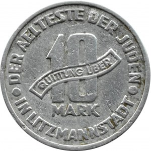 Ghetto Łódź, 10 Mark 1943, Aluminium, Ref. 3/5