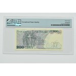 Pologne, PRL, J. Dąbrowski, 200 zloty 1988, série EP, Varsovie, PMG 67 EPQ