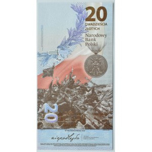 Poland, 100th anniversary of the Battle of Warsaw, 20 gold 2020, Warsaw, UNC