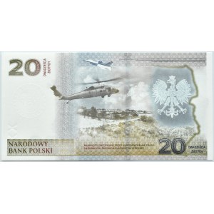 Polska, Ochrona Polskiej Granicy Wschodniej, 20 złotych 2022, Warszawa, UNC