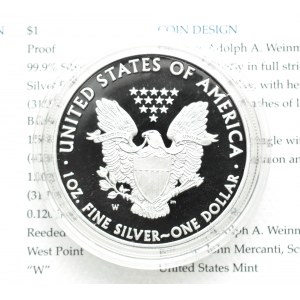 USA, Liberty (Orzeł), 1 dolar 2010 PROOF, Filadelfia, UNC