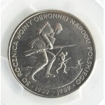 Polsko, PRL, Obranná válka, 500 zlotých 1989, Varšava, PCGS MS67