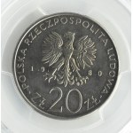 Polska, PRL, Dar Pomorza, 20 złotych 1980, Warszawa, PCGS MS65