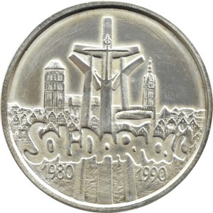 Poland, Third Republic, Solidarity (B), 100000 zloty 1990, type B, Warsaw
