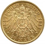 Deutschland, Preußen, Wilhelm II. in Uniform, 20 Mark 1913 A, Berlin