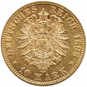 Germany, Prussia, Frederick III, 10 marks 1888 A, Berlin