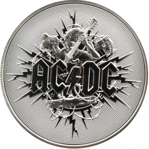 Austrálie, 1 2021 USD, Legendy hudby - AC/DC, Canberra, UNC