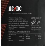 Austrálie, 1 2021 USD, Legendy hudby - AC/DC, Canberra, UNC