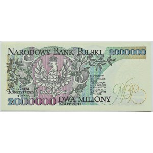 Polsko, III RP, I.J. Paderewski, 2000000 zlotých 1992, série A s chybou, Varšava, UNC