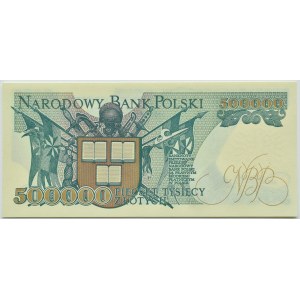 Polen, III RP, H. Sienkiewicz, 500000 Zloty 1990, Serie K, Warschau, UNC