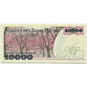 Polsko, PRL, S. Wyspiański, 10000 zlatých 1988, série W, Varšava, UNC