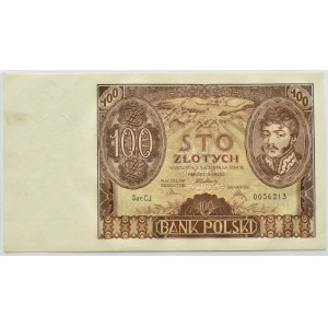 Polsko, Druhá polská republika, 100 zlotých 1934, série CJ, Varšava, UNC