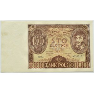 Poland, Second Republic, 100 zloty 1934, CJ series, Warsaw, UNC