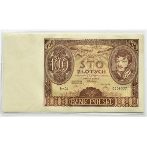 Polen, Zweite Republik Polen, 100 Zloty 1934, CJ-Serie, Warschau, UNC-