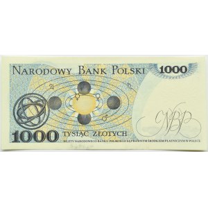 Polen, PRL, M. Kopernik, 1000 Zloty 1982, Serie FL, Warschau, UNC