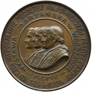 Rozdělené Polsko, medaile Mariánská výstava ve Varšavě, 1905