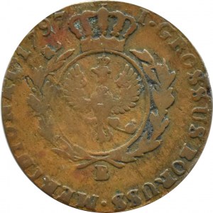 Južné Prusko, Frederick William, 1 penny 1797 B, Wrocław
