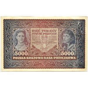 Polsko, Druhá republika, 5000 marek 1920, 2. série E, Varšava