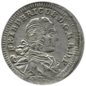 Deutschland, Brandenburg-Bayreuth, Frederick, 1 kreuzer 1747 CL-R