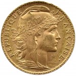 France, Republic, Rooster, 20 francs 1906, Paris