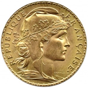 Frankreich, Republik, Hahn, 20 Francs 1914, Paris, UNC