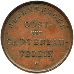 Nemecko, Oldenburg, O. Peter, medaila Zväzu ovocinárov a záhradkárov