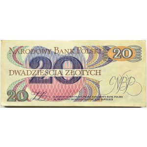 Poland, PRL, bank parcel 20 zloty 1982, Warsaw, AU series - no banderole