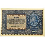 Polen, Zweite Republik, 100 Mark 1919, IE Serie M, Warschau