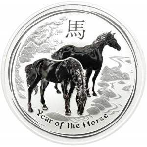 Australia, $1 2014 P, Year of the Horse, Perth, UNC