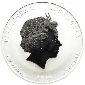 Australia, 1 dolar 2019 Rok Świni, Perth, UNC