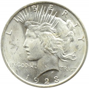 USA, Peace, 1 dolár 1923, Philadelphia, UNC