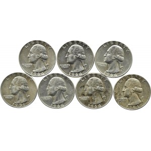 USA, Washington, let 25 centů 1964, Philadelphia