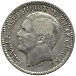 Serbia, Milan I, 2 dinary 1879