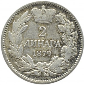 Serbia, Milan I, 2 dinary 1879