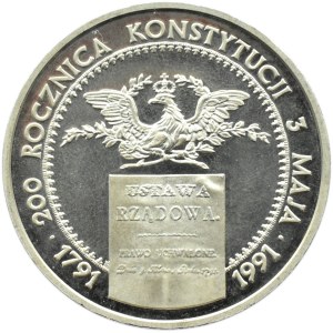 Polen, III RP, 200000 Zloty 1991, Verfassung, Warschau, UNC