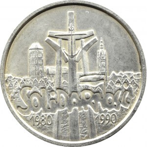 Polska, III RP, Solidarność (B), 100000 złotych 1990, typ B, Warszawa