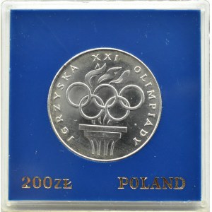 Polen, PRL, Olympische Spiele, 200 Zloty 1976, Warschau, UNC