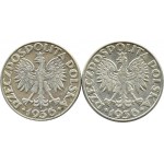 Polska, II RP, Żaglówka, lot 2 złote 1936, Warszawa