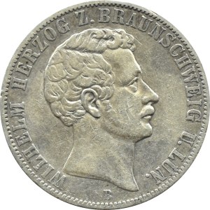 Germany, Braunschweig-Lüneburg, Wilhelm, thaler 1866, Hannover