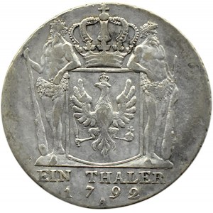 Niemcy, Prusy, Fryderyk Wilhelm II, talar 1792 A, Berlin