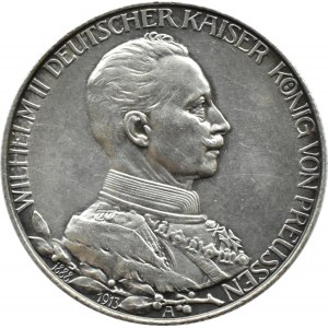 Germany, Prussia, Wilhelm II in uniform, 2 marks 1913 A, Berlin