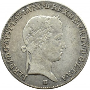 Maďarsko, Ferdinand I, 10 krajcarů 1847 B, Kremnica