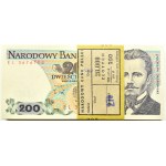 Polen, PRL, Bankpaket von 200 PLN 1988, Warschau, Serie EL