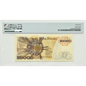 Polska, PRL, M. Skłodowska, 20000 złotych 1989, seria L, Warszawa, PMG 64